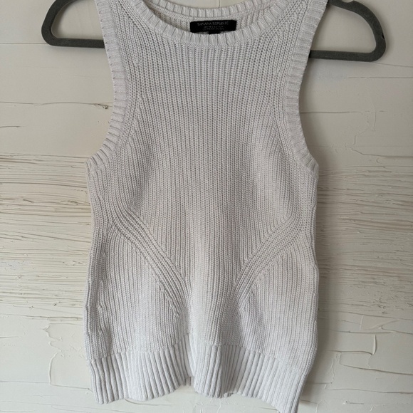 Banana Republic Knit Tank Top | Creamy White | Perfect Condition - Picture 2 of 5